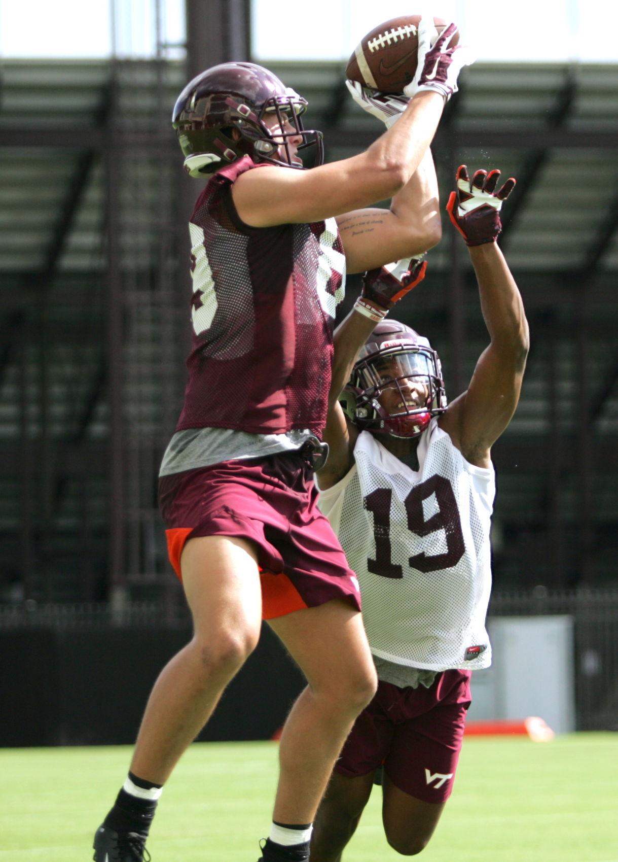 Virginia Tech fall practice Aug. 3